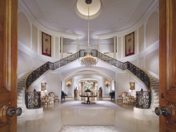 Image: Handout photo of mansion owned by late TV producer Aaron Spelling in the Holmby Hills neighborhood of Los Angeles